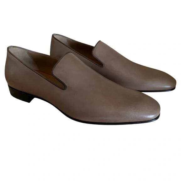 Christian Louboutin Dandelion Loafer Leather Brown Roca Sz. 41